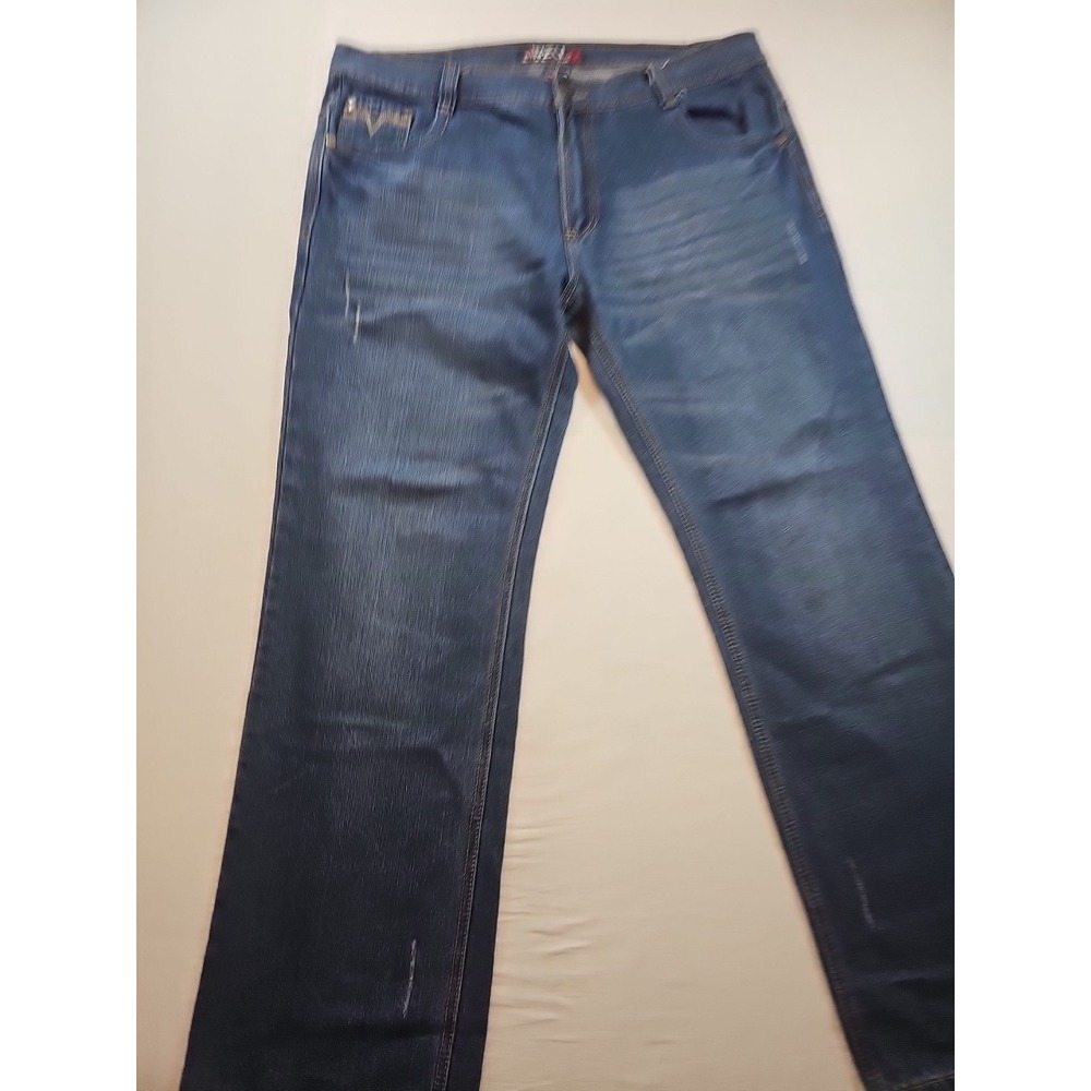 Jinzu Mens 38X32 Jeans Y2K Skater Denim Baggy Vintage Streetwear